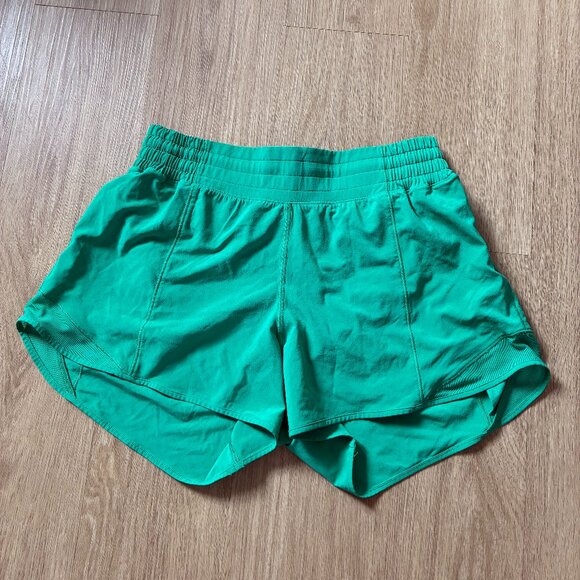 Green Lululemon Shorts - Picture 1 of 2